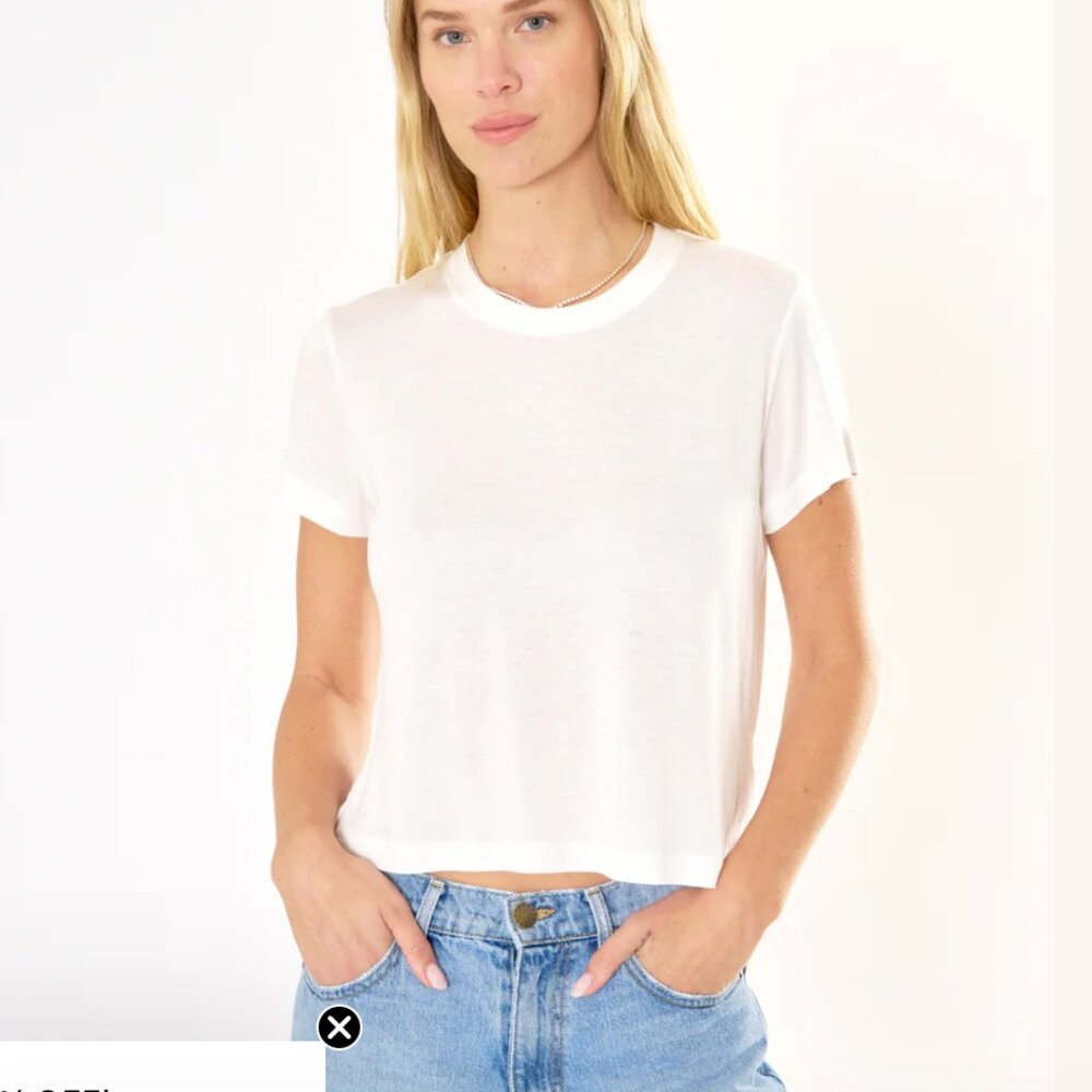 Classic White Short Sleeve Tee